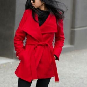 Ted Baker London Wool Coat | Red | Size: 4